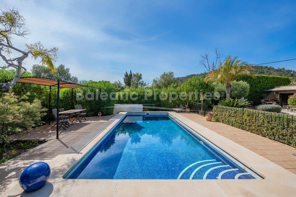 Renovated country home for sale between Santa Maria and Bunyola, Mallorca