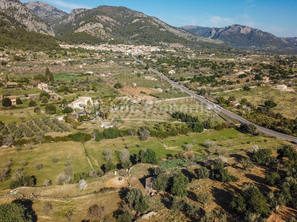 Beautiful plot for sale with "bancales" between Selva and Caimari, Mallorca