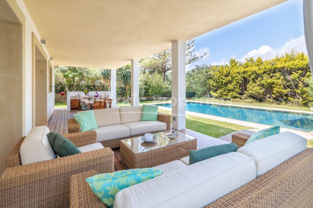 Contemporary villa with spectacular sea views for sale in Costa den Blanes, Mallorca 