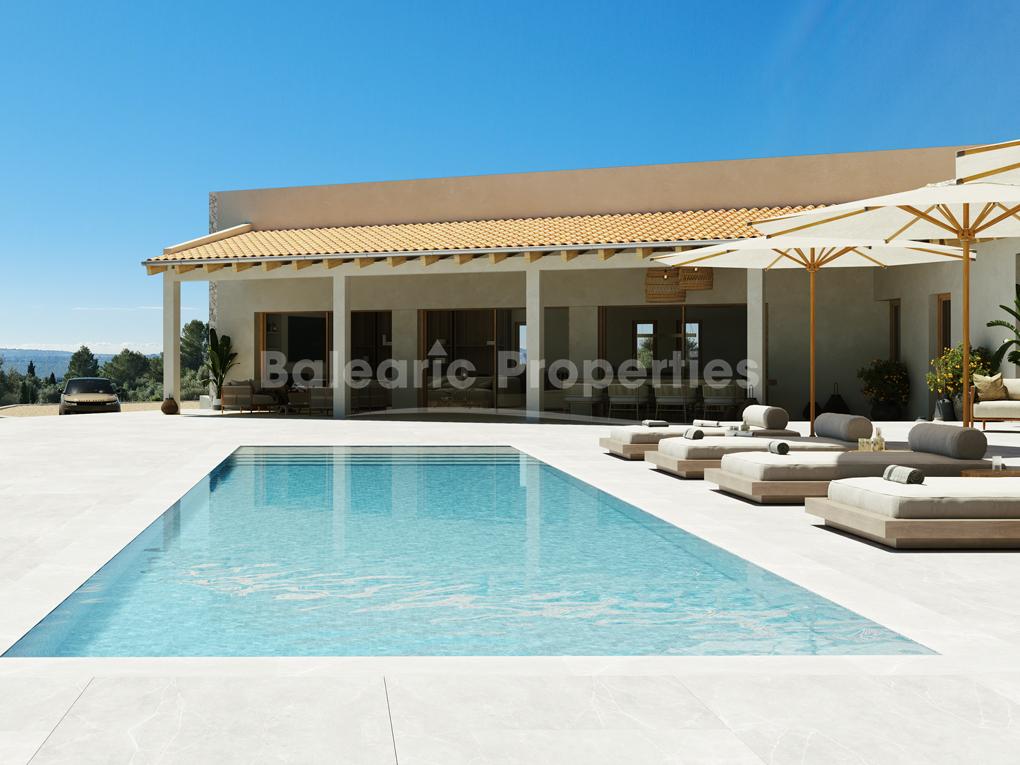 Glorious country home with sea views for sale in Santa Margalida, Mallorca