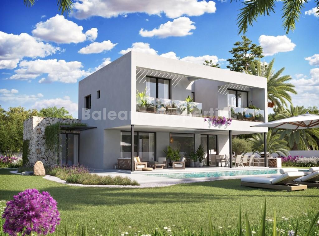 Building plot with project and license for sale near Pollensa, Mallorca 