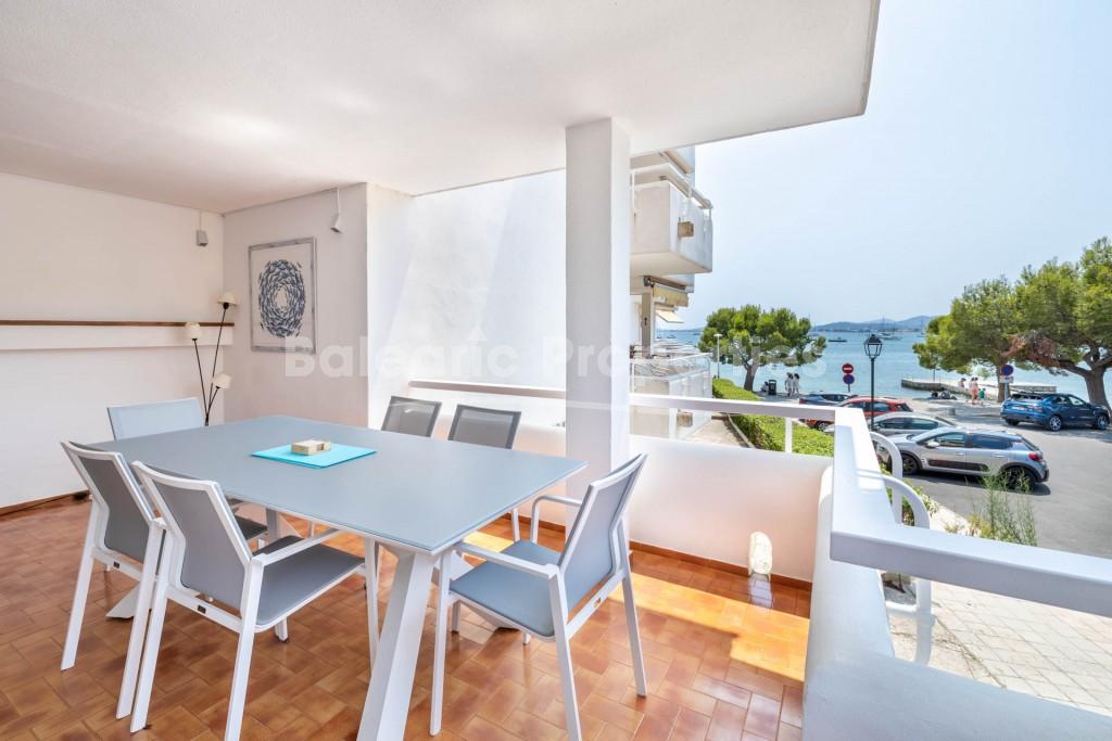 Maravillosa apartamento con vistas al mar en venta en Puerto Pollensa, Mallorca