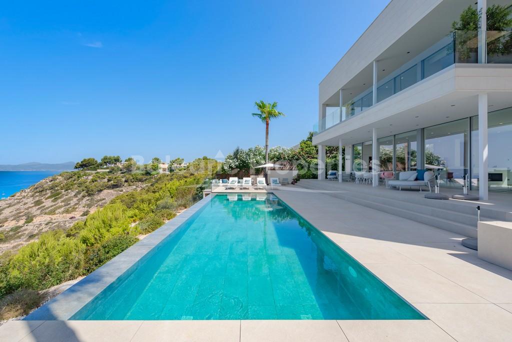 Modern luxury villa with incredible sea views for sale in Puig de Ros, Mallorca
