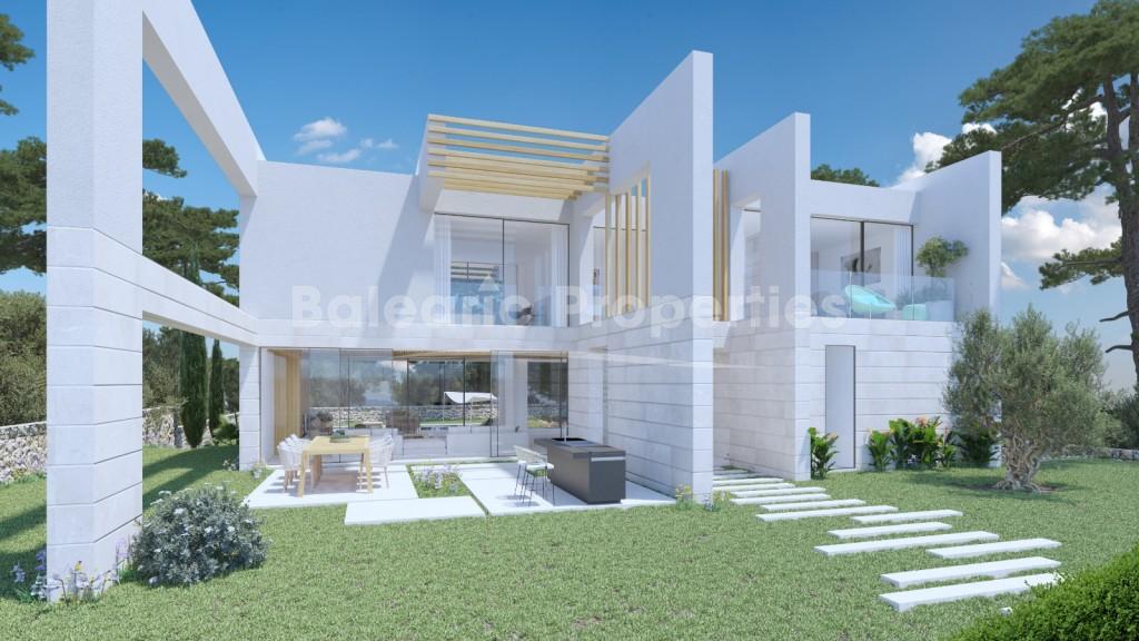 Luxury villa project for sale in an exclusive area of Santa Ponsa, Mallorca