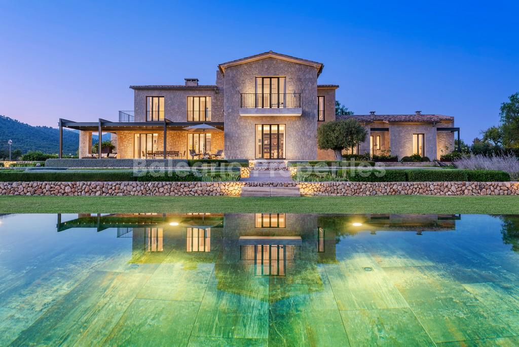 Immaculate country estate for sale with panoramic views in Santa Maria, Mallorca