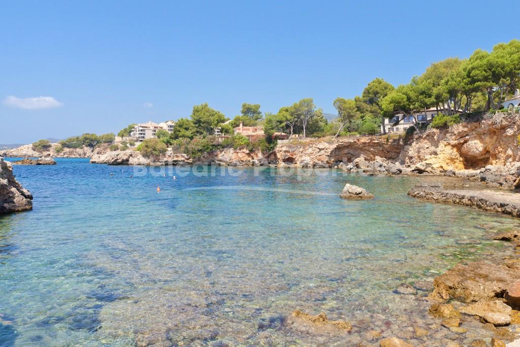 Sensational plot of land with sea and golf views for sale in Bendinat, Mallorca