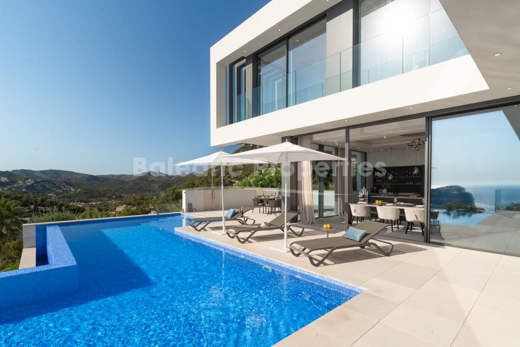 Luxurious mansion for sale in top location in Cala Llamp, Andratx, southwest Mallorca