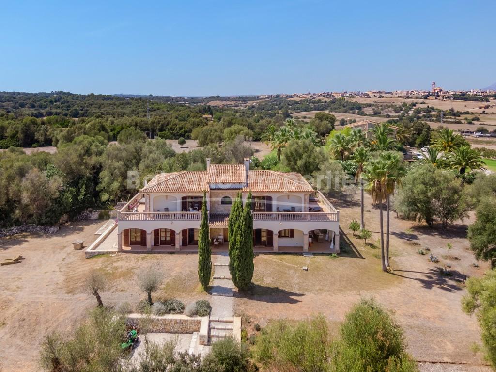 Magnificent country house with sea views for sale in Muro, Mallorca