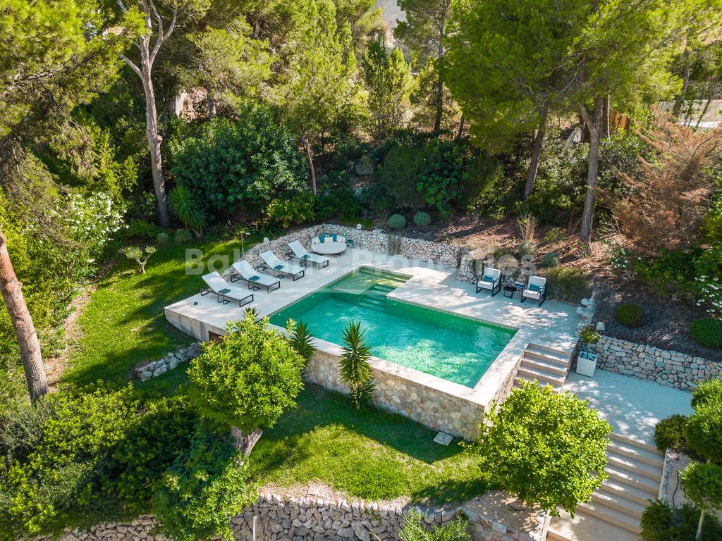 Elegante villa de lujo en venta en una zona codiciada de Puerto Andratx, Mallorca