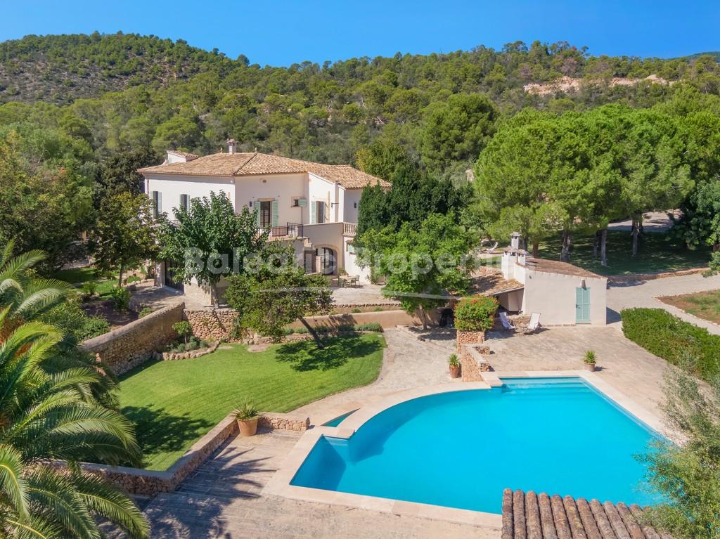 Palatial country estate with huge guest house for sale in Bunyola, Mallorca