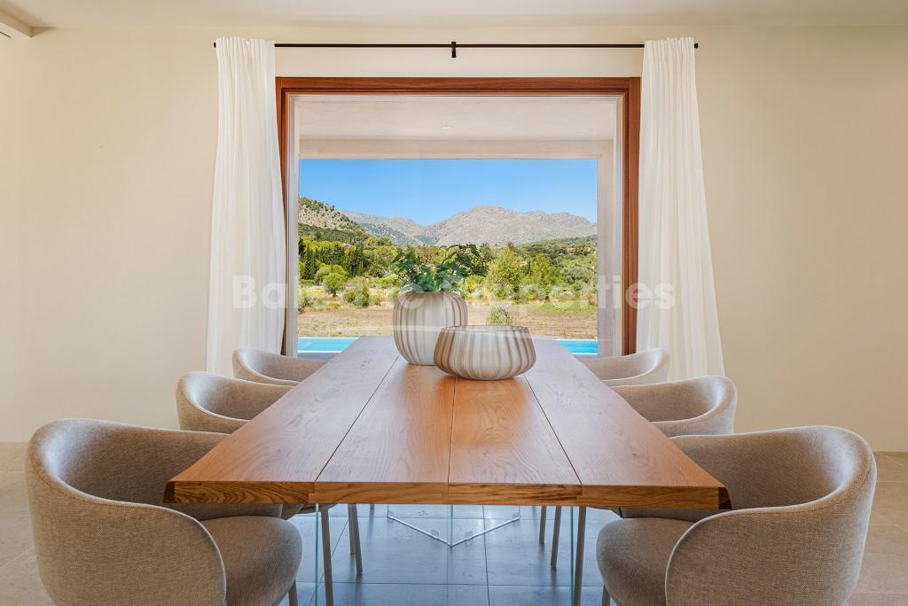 Stunning BRAND NEW country home for sale in Pollensa, North Mallorca