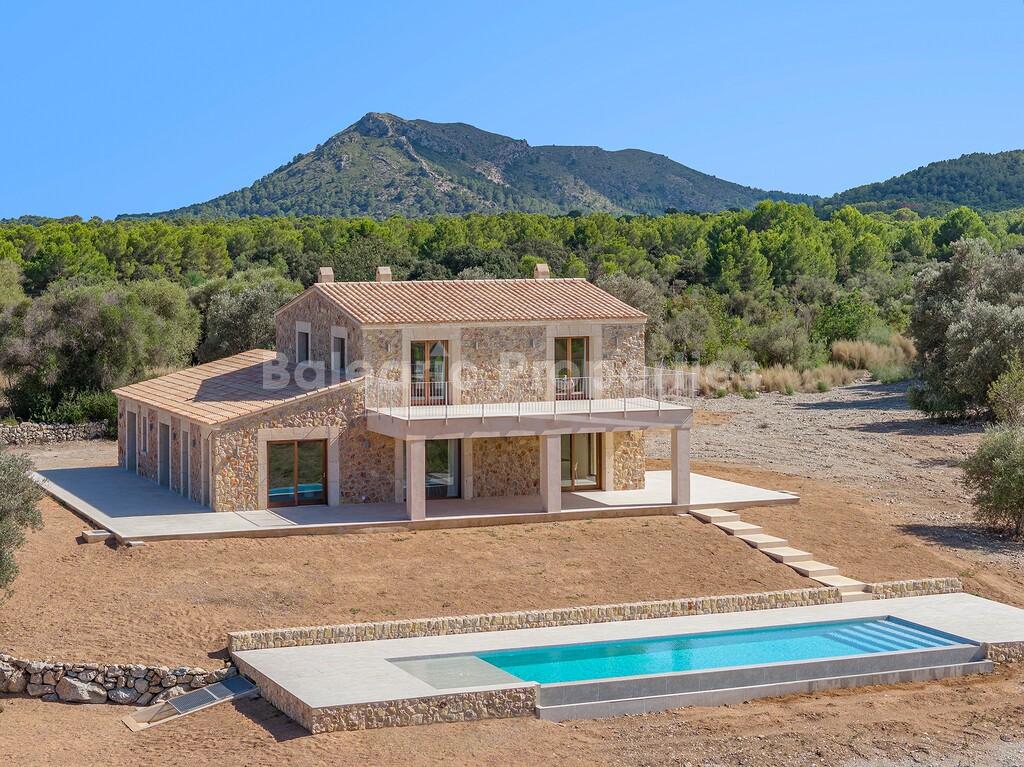 Stunning BRAND NEW country home for sale in Pollensa, North Mallorca