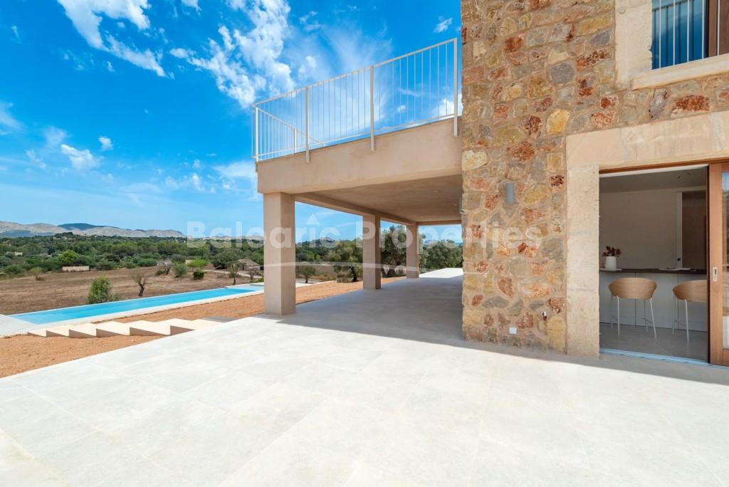 Stunning BRAND NEW country home for sale in Pollensa, North Mallorca