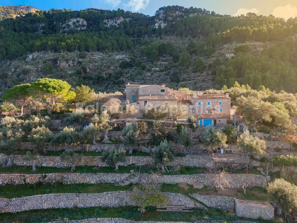 Historic country estate with incredible sea views for sale in Son Coll, Deià, Mallorca