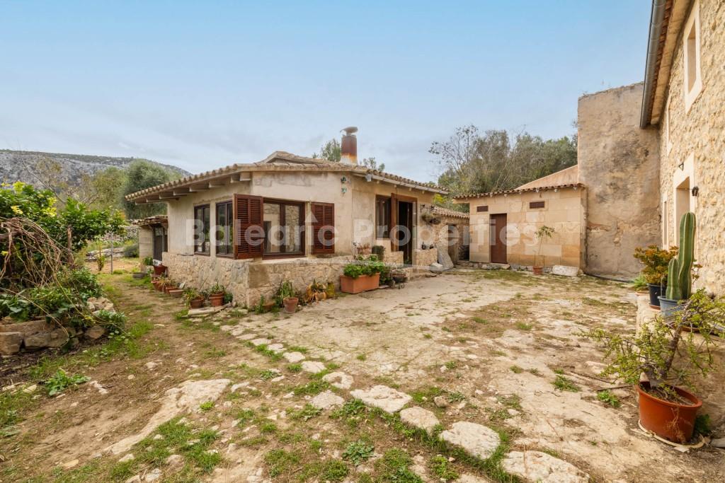 Exciting renovation project for sale in the countryside near Pollensa, Mallorca