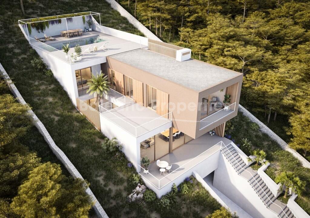 Exceptional plot with building license for sale in Puerto Pollensa, north Mallorca