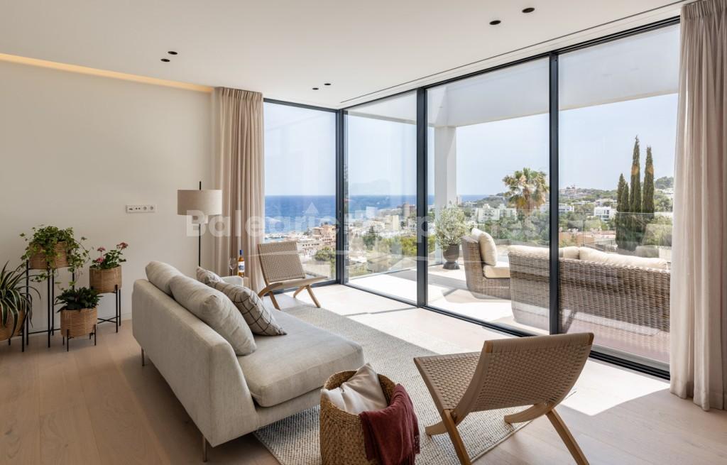 New built penthouse with sea views for sale in Sant Agusti, Palma de Mallorca