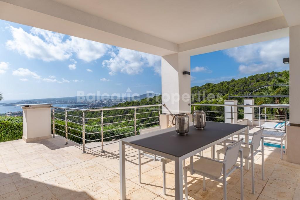 Luxury villa with sea views for sale in Costa d'en Blanes, Mallorca