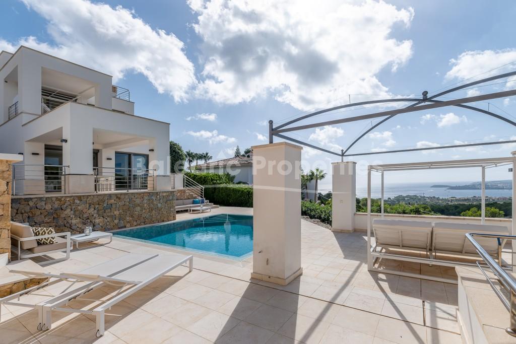 Luxury villa with sea views for sale in Costa d'en Blanes, Mallorca