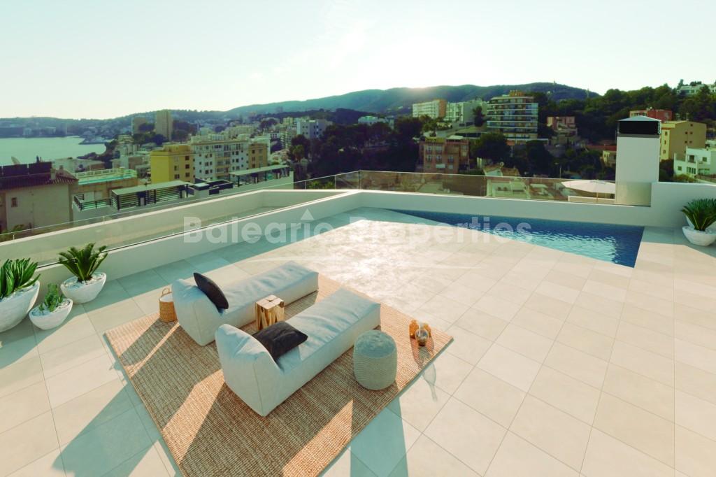 New penthouses and apartments for sale in Cala Major, Mallorca