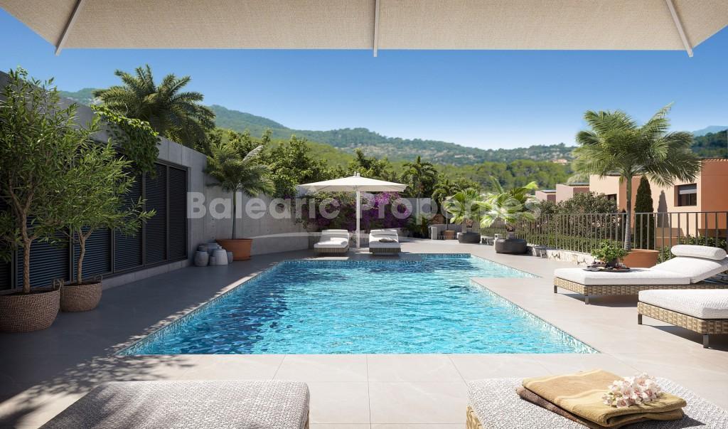 Delightful townhouse with private gardens for sale in Esporles, Mallorca
