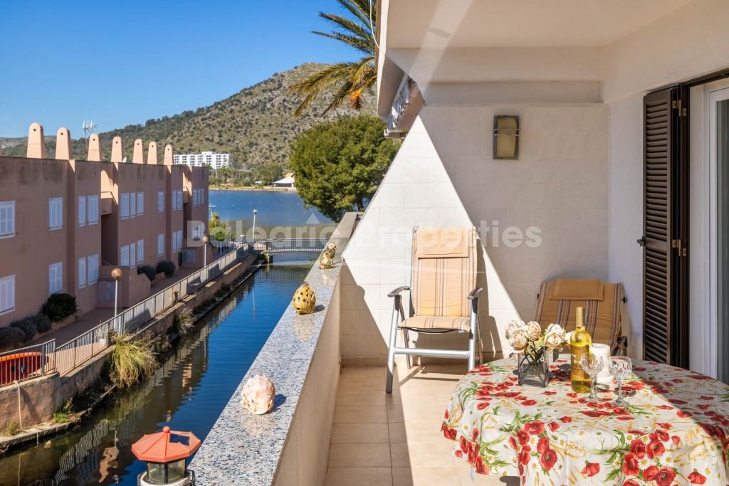 Imperdible apartamento con vista al lago en venta en Puerto Alcudia, Mallorca