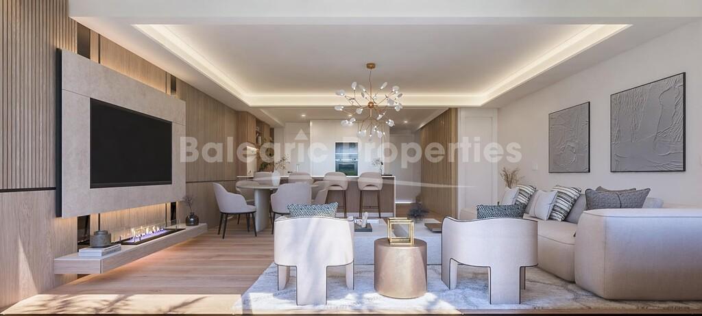 Mid terrace houses for sale near the beach in Puerto Alcudia, Mallorca