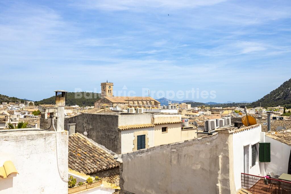 Town house in need of renovation for sale in the centre of Pollensa, Mallorca