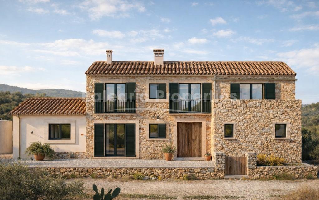 Ländliches Grundstück mit Villenprojekt kaufen in Alcudia, Mallorca