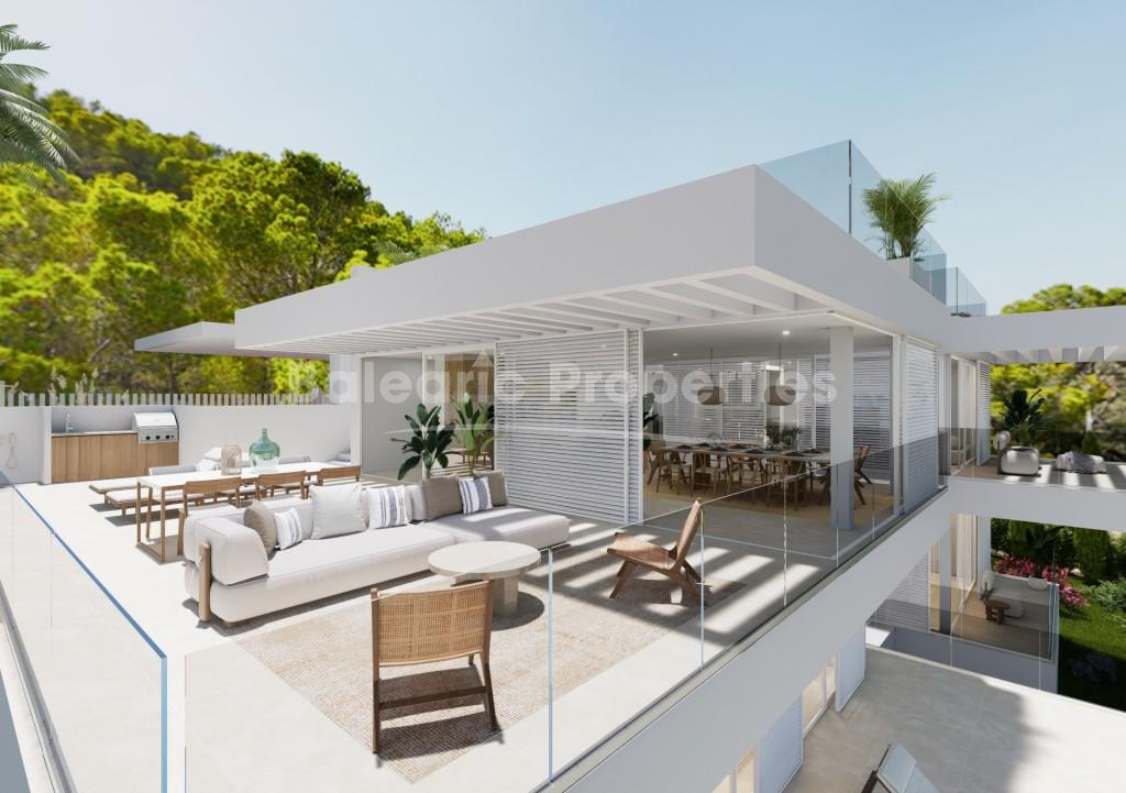 Modern luxury villa overlooking Palma Bay, for sale in Génova, Mallorca