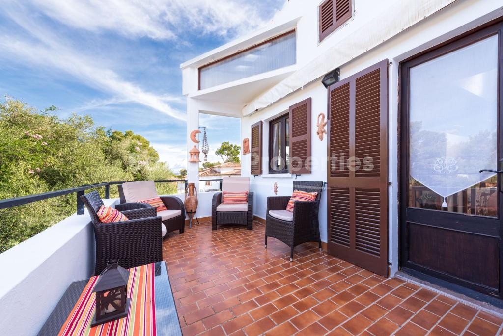 Imperdible casa adosada con jardín privado en venta en Puerto Pollensa, Mallorca