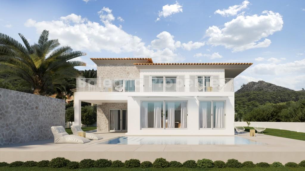 Glamourous Villa under construction for sale in Andratx, Mallorca