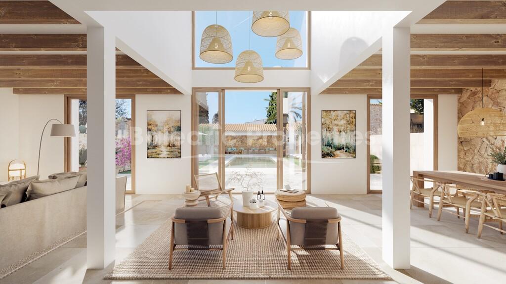 Casa de pueblo en construccion a la venta en Santanyi, Mallorca este