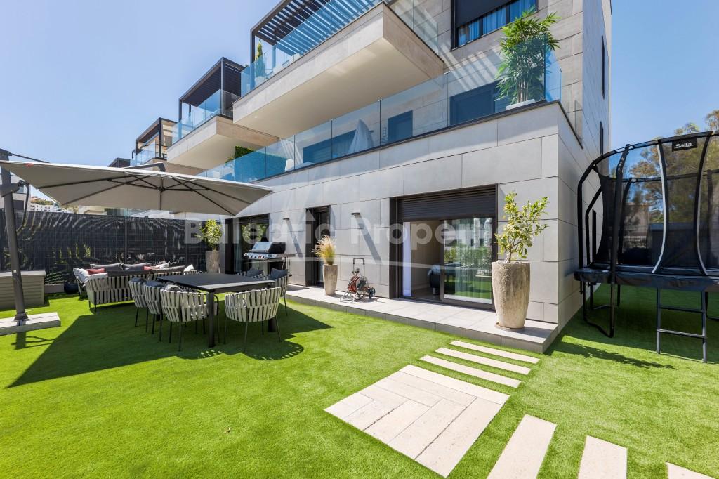 Newly built ground floor apartment with private garden in Santa Ponsa, Mallorca
