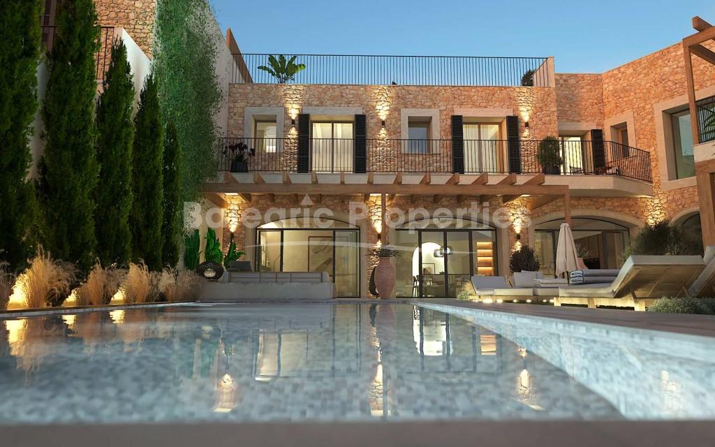 Charming townhouse with distant sea views for sale in Ses Salines, Mallorca