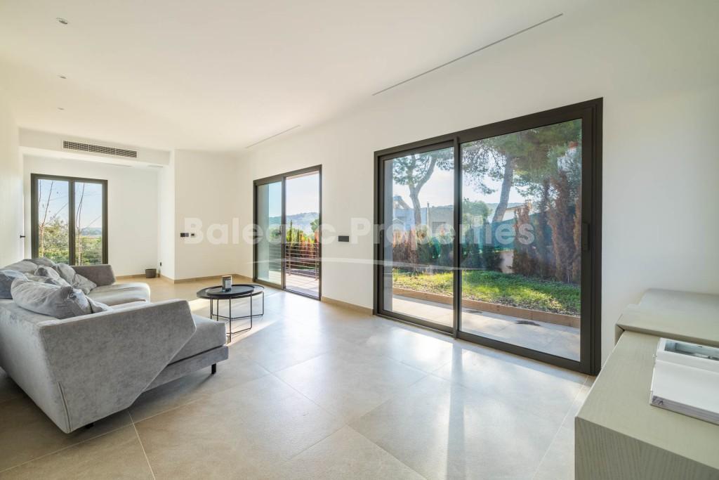 Brand new villa with garden and swimming pool for sale in Port Adriano, Mallorca