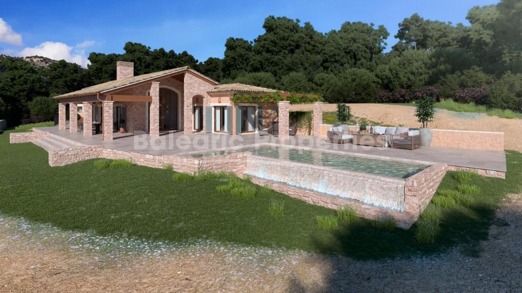 Impresionante villa a la venta en al campo cerca de Alcúdia, Mallorca