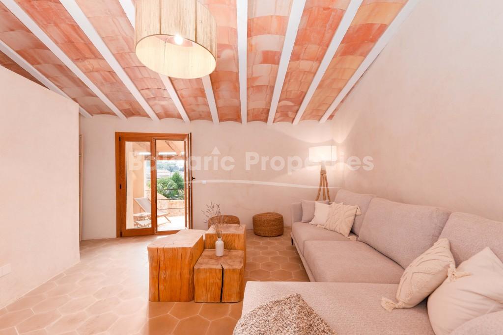 Charming fully renovated historic town house with pool for sale in Alaro, Mallorca