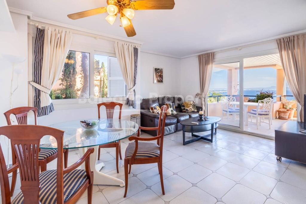 Apartment with spectacular sea views for sale in Illetes, Mallorca