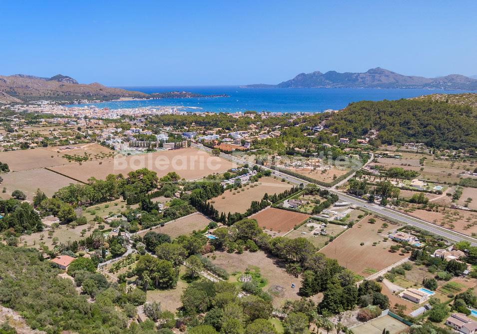 Unmissable country plot with project for sale in Puerto Pollenasa, Mallorca