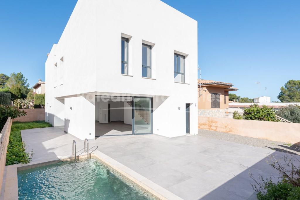 Recently constructed sea view villa for sale in Son Serra de Marina, Mallorca