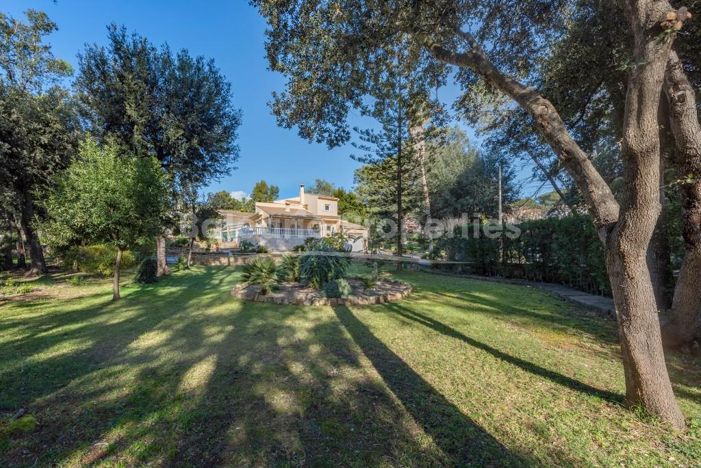 A traditional villa for sale on a large residential plot near Pollensa, Mallorca