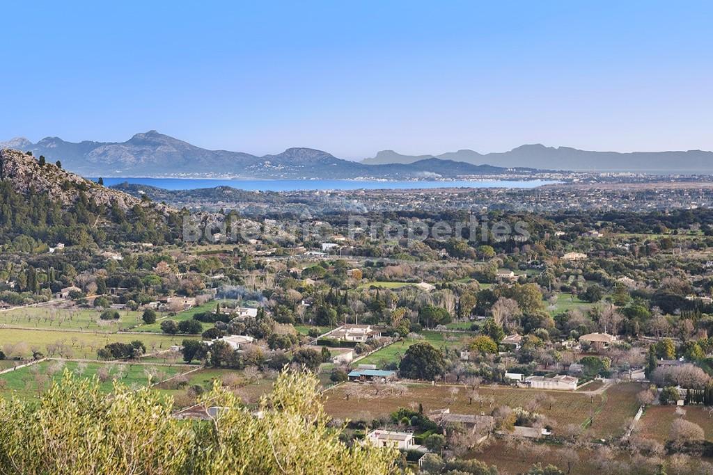 Impressive plot for sale in La Font, Pollensa