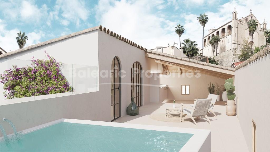 Elegantly presented town house with pool for sale in the centre of historic Artà, northeast Mallorca