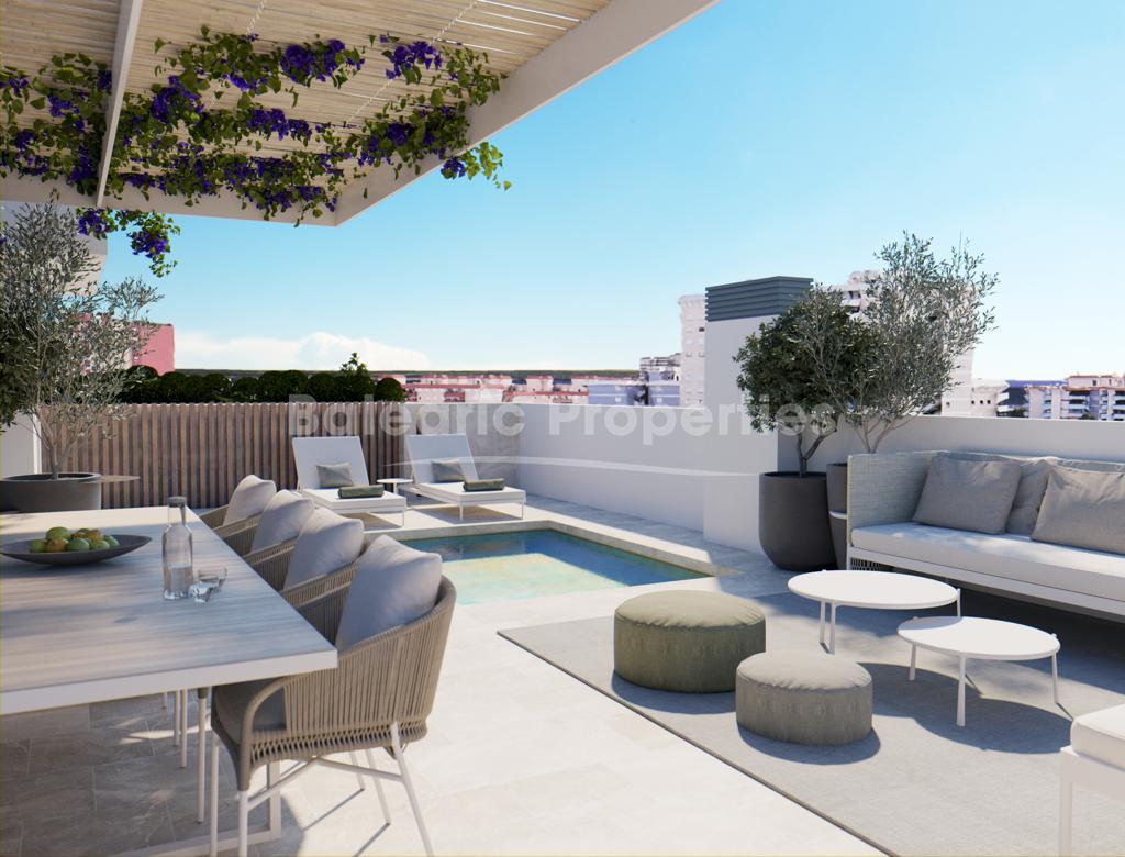 Elegant new apartments for sale opposite the park in Palma, Mallorca