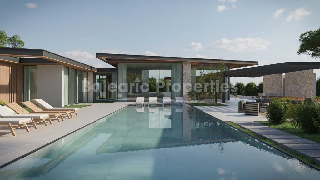 New Balinese style villa for sale close to a golf course in Santa Ponsa, Mallorca