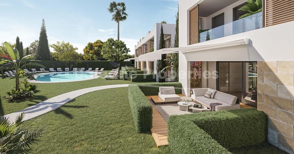 End of terrace houses for sale near the beach in Puerto Alcudia, Mallorca