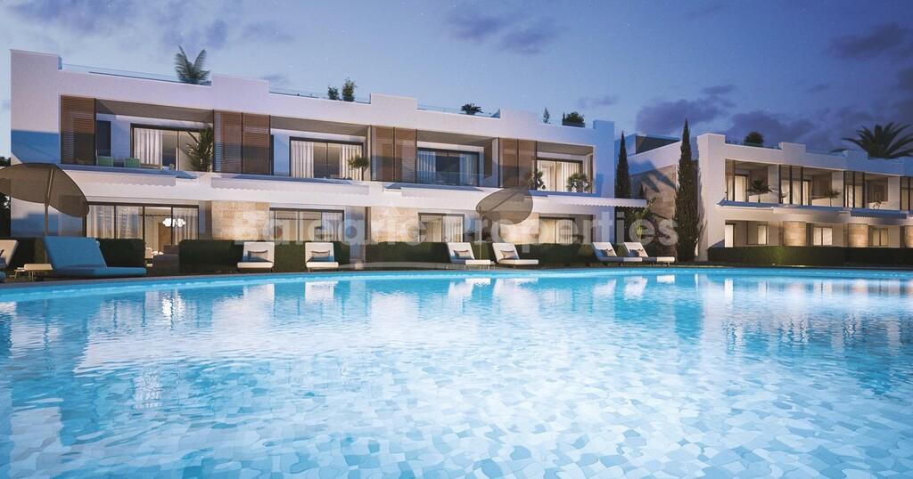 End of terrace houses for sale near the beach in Puerto Alcudia, Mallorca