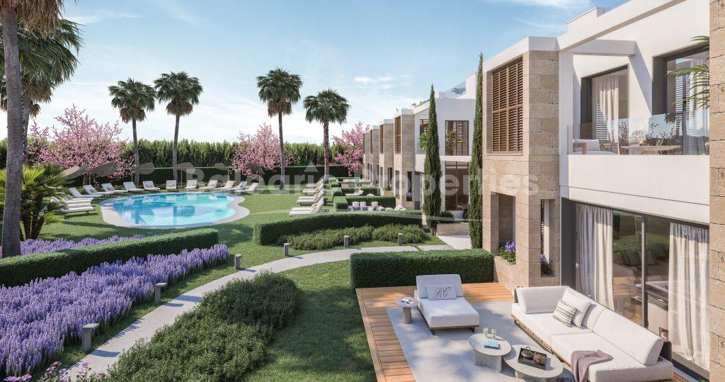 End of terrace houses for sale near the beach in Puerto Alcudia, Mallorca
