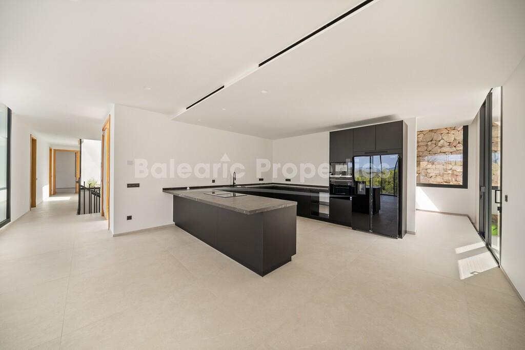 Luxury brand new villa with mountain views for sale in Santa Ponsa, Southwest Mallorca